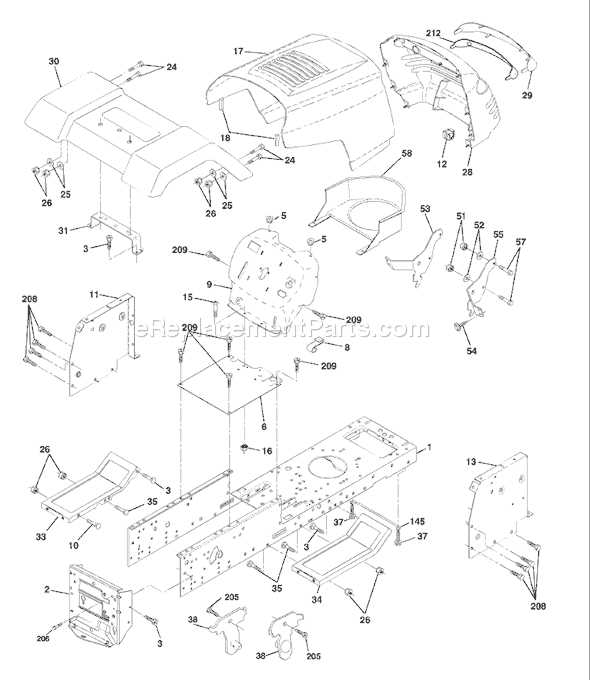 husqvarna riding mower deck parts diagram