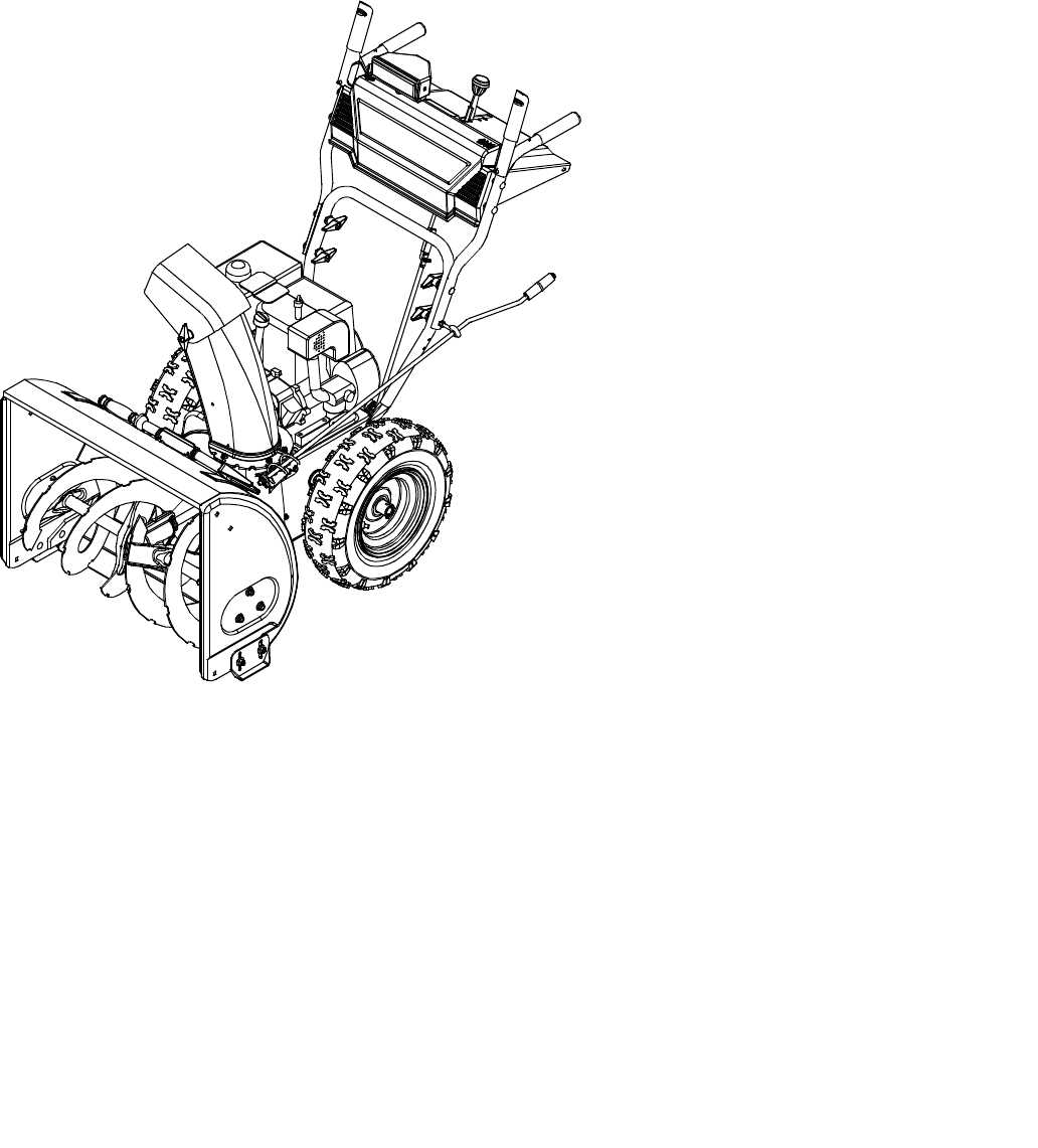 husqvarna snowblower parts diagram