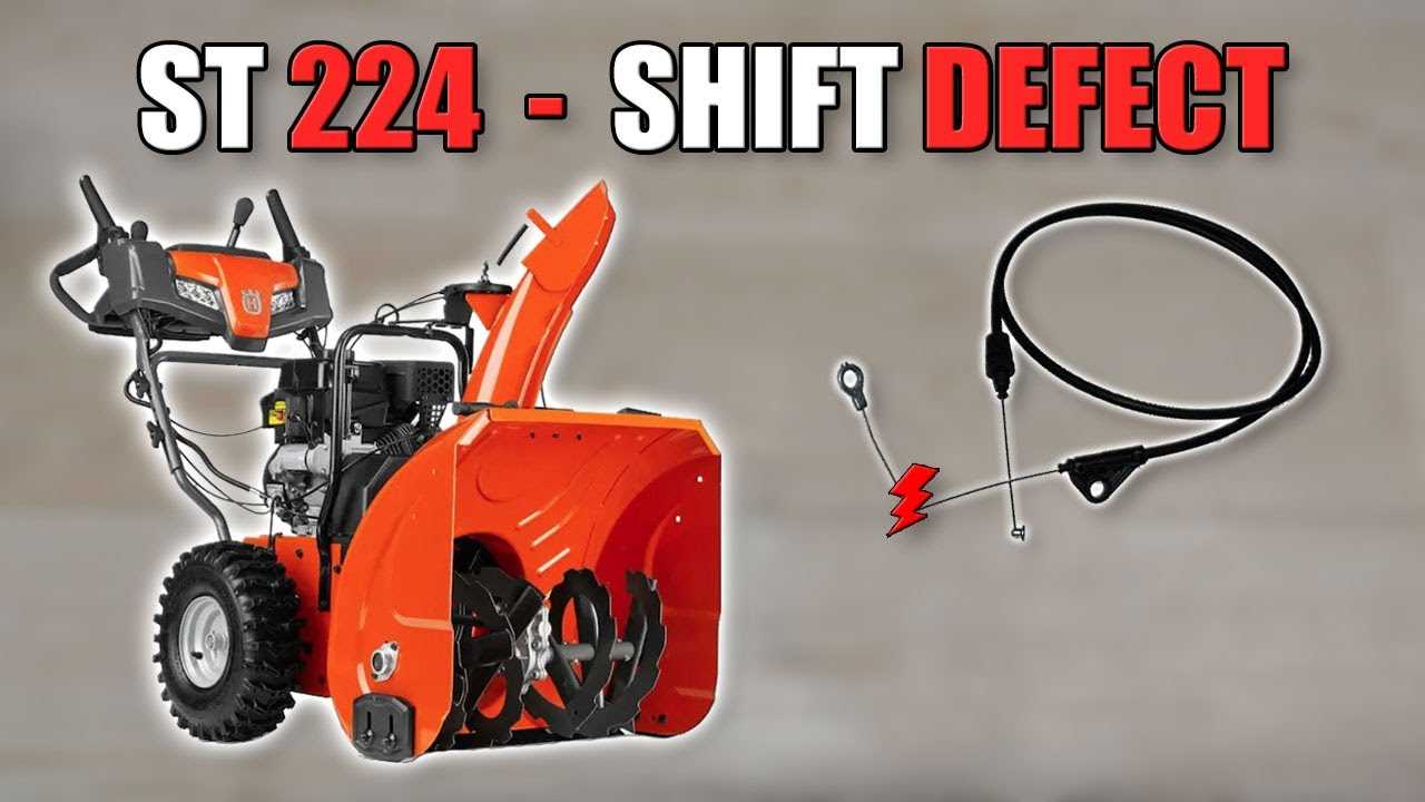 husqvarna st 224 parts diagram