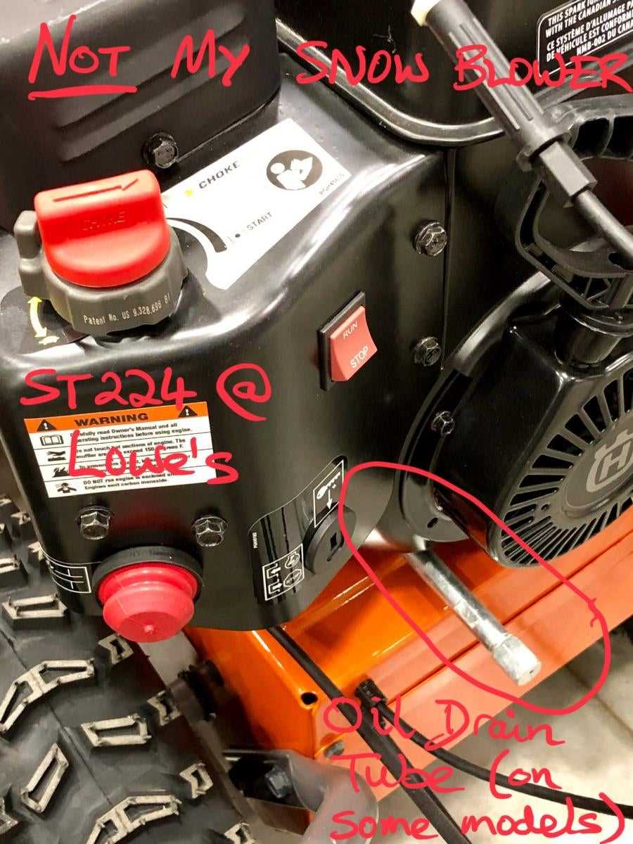 husqvarna st 224 parts diagram