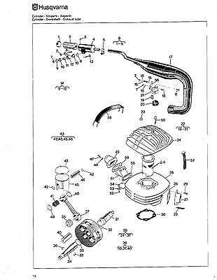 husqvarna weed eater parts diagram