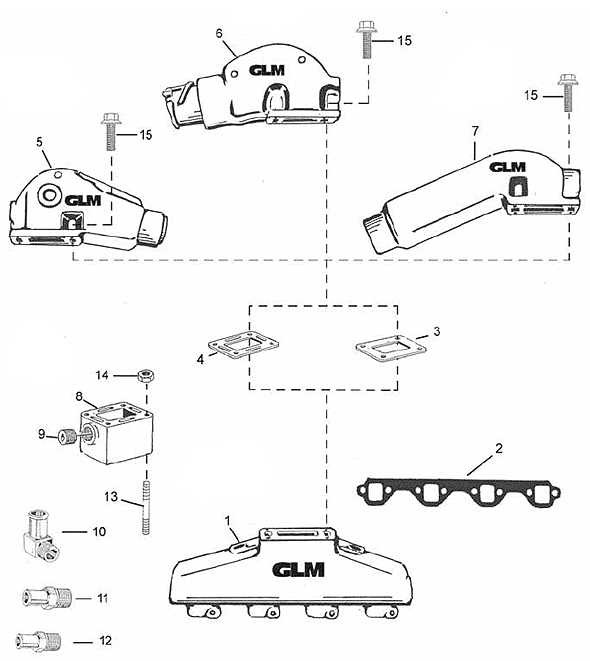 indmar marine engine parts diagram