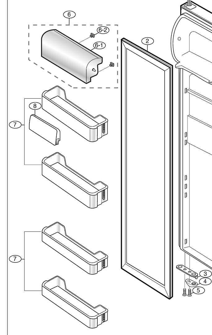 inside whirlpool refrigerator parts diagram