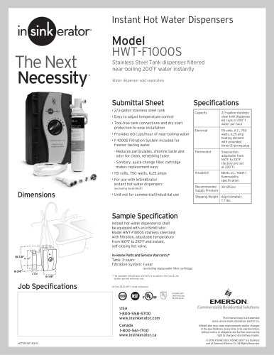 insinkerator hot water dispenser parts diagram