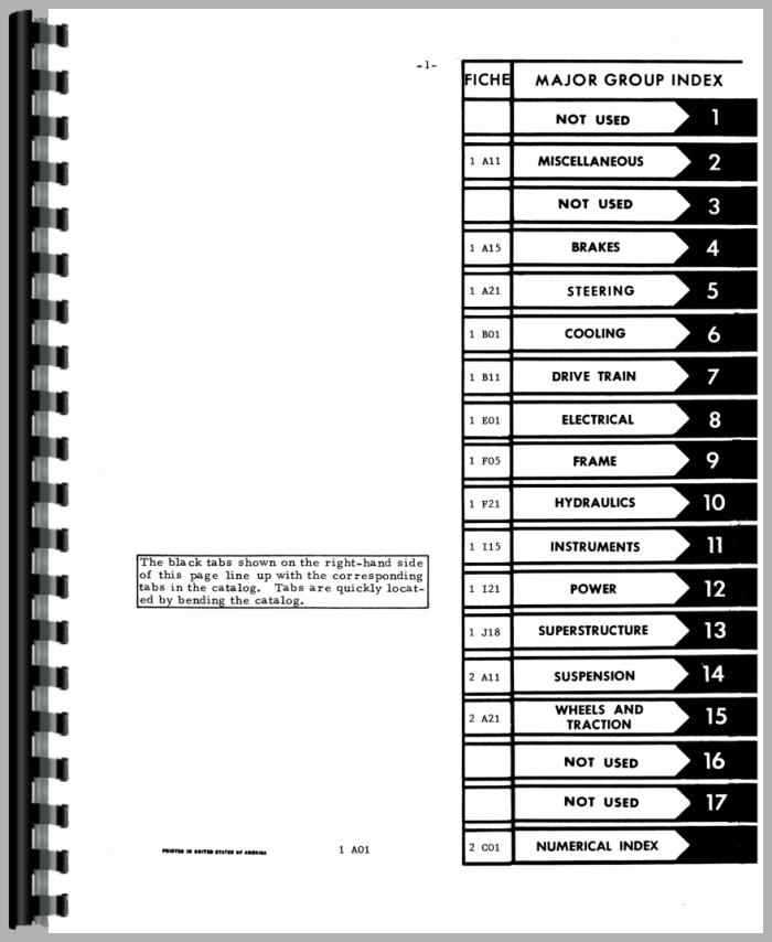 international 1086 parts diagram