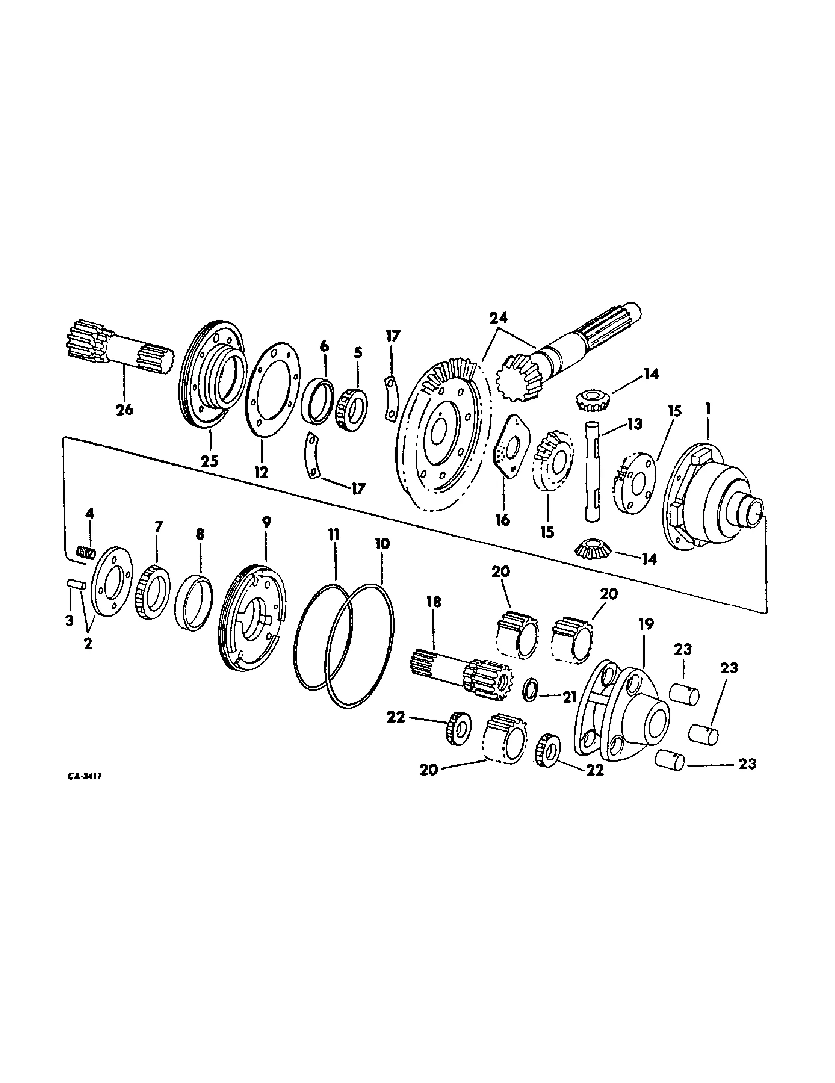 international 574 parts diagram