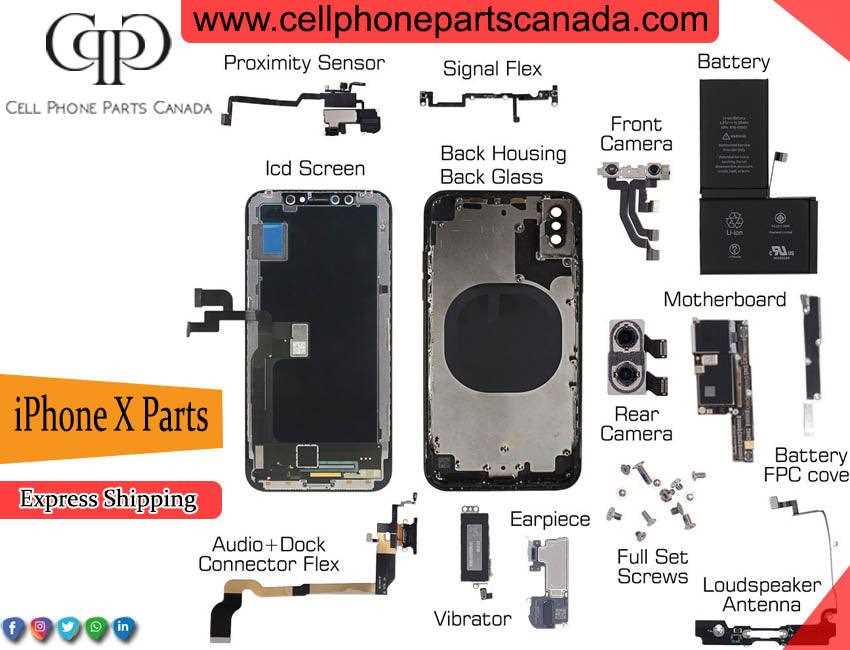 iphone 10 parts diagram