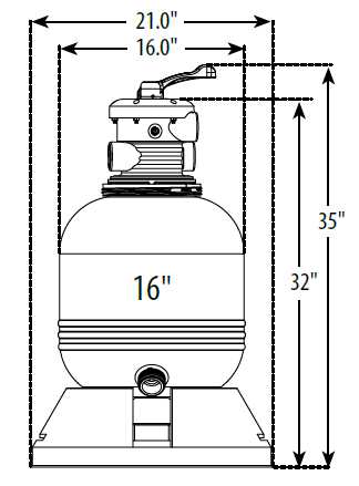 jacuzzi sand filter parts diagram