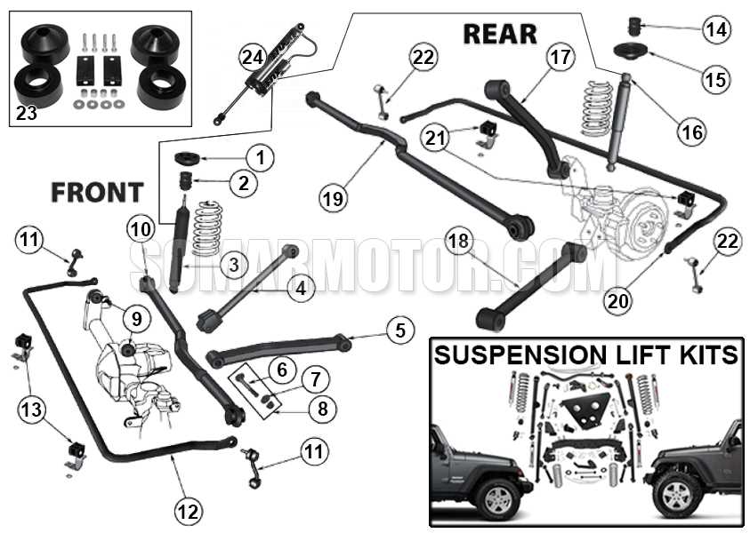 jeep jk parts diagram