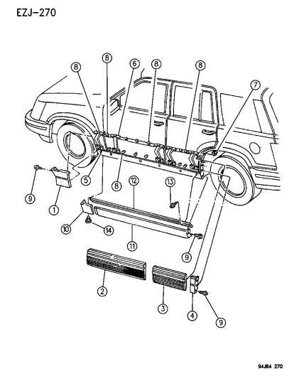 jeep oem parts diagram