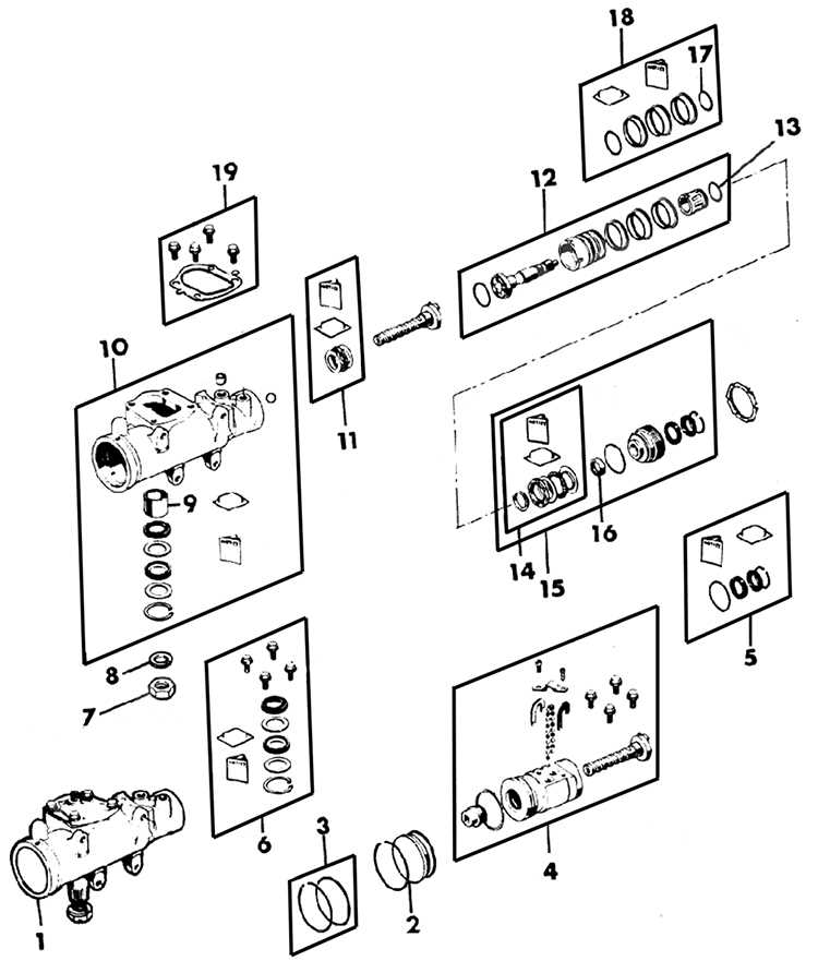 jeep steering parts diagram