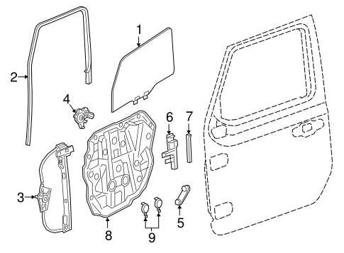 jeep wrangler door parts diagram