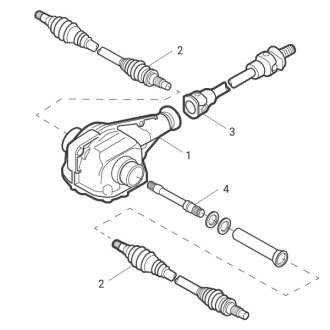 jeep wrangler front axle parts diagram