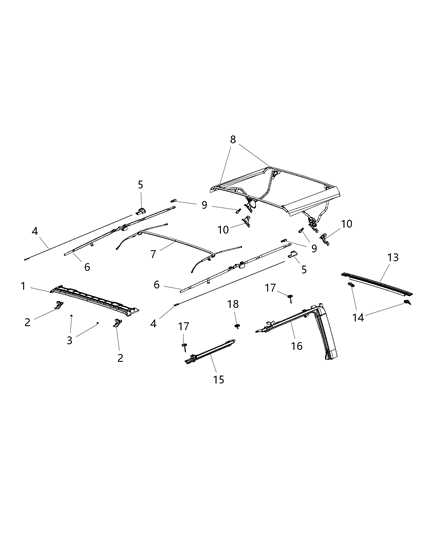 jeep wrangler jk parts diagram