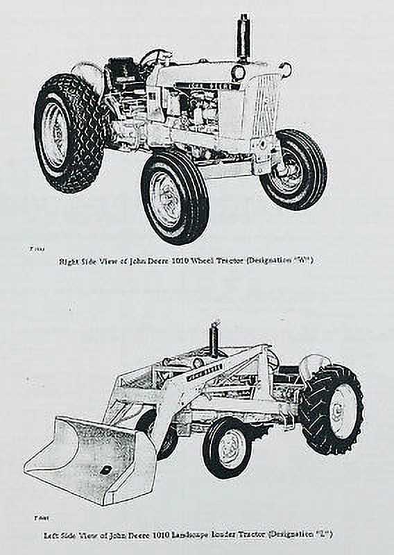 john deere 1010 parts diagram