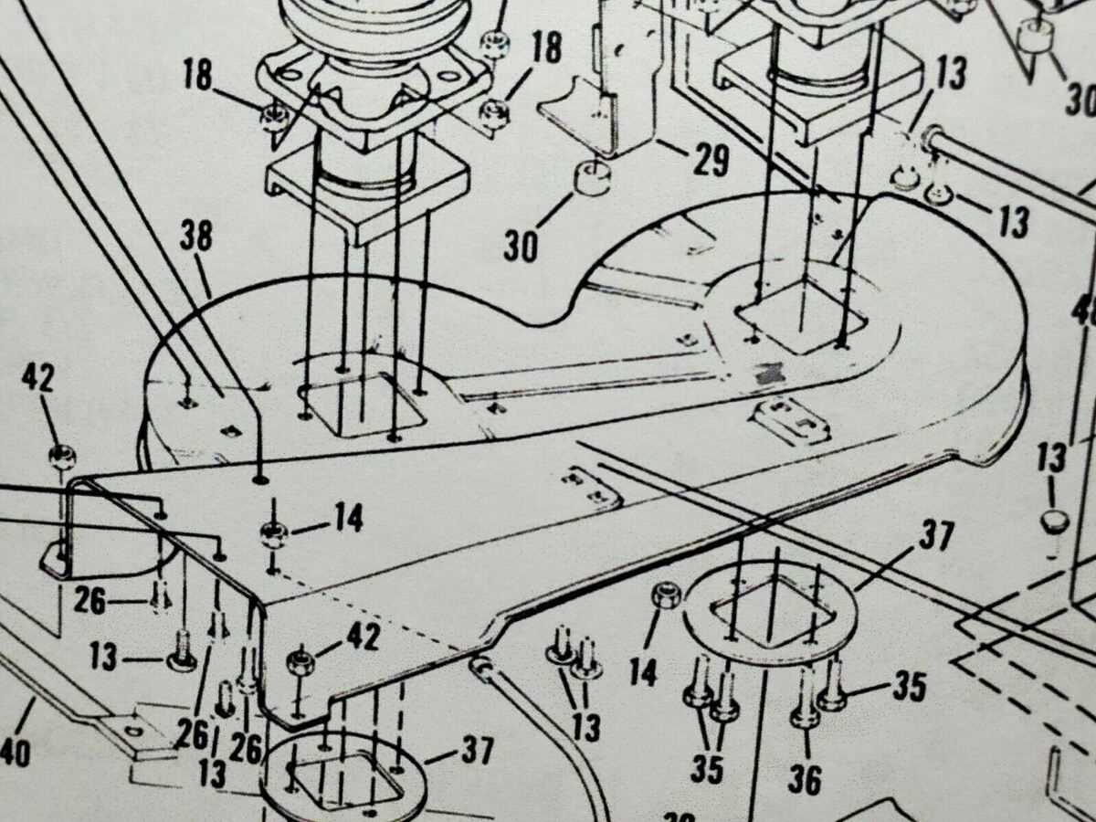 john deere 261 grooming mower parts diagram