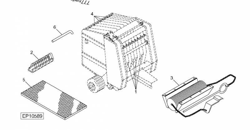 john deere 456 baler parts diagram