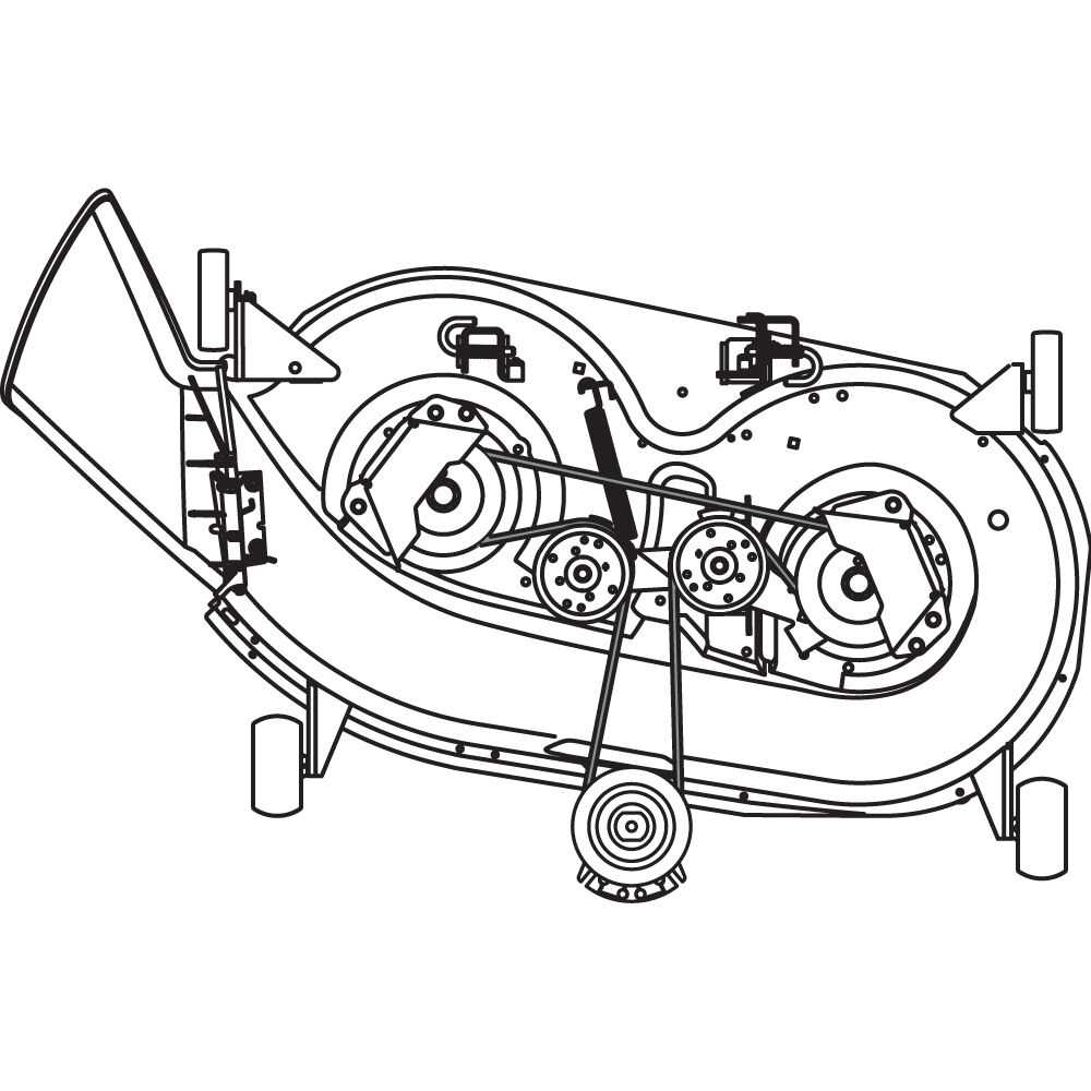 john deere 46 inch mower deck parts diagram