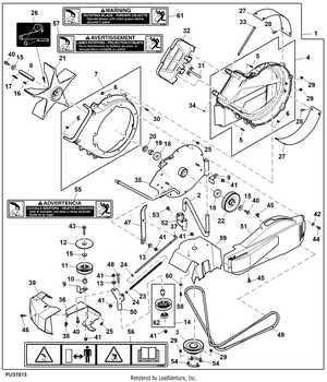 john deere 54 hc mower deck parts diagram