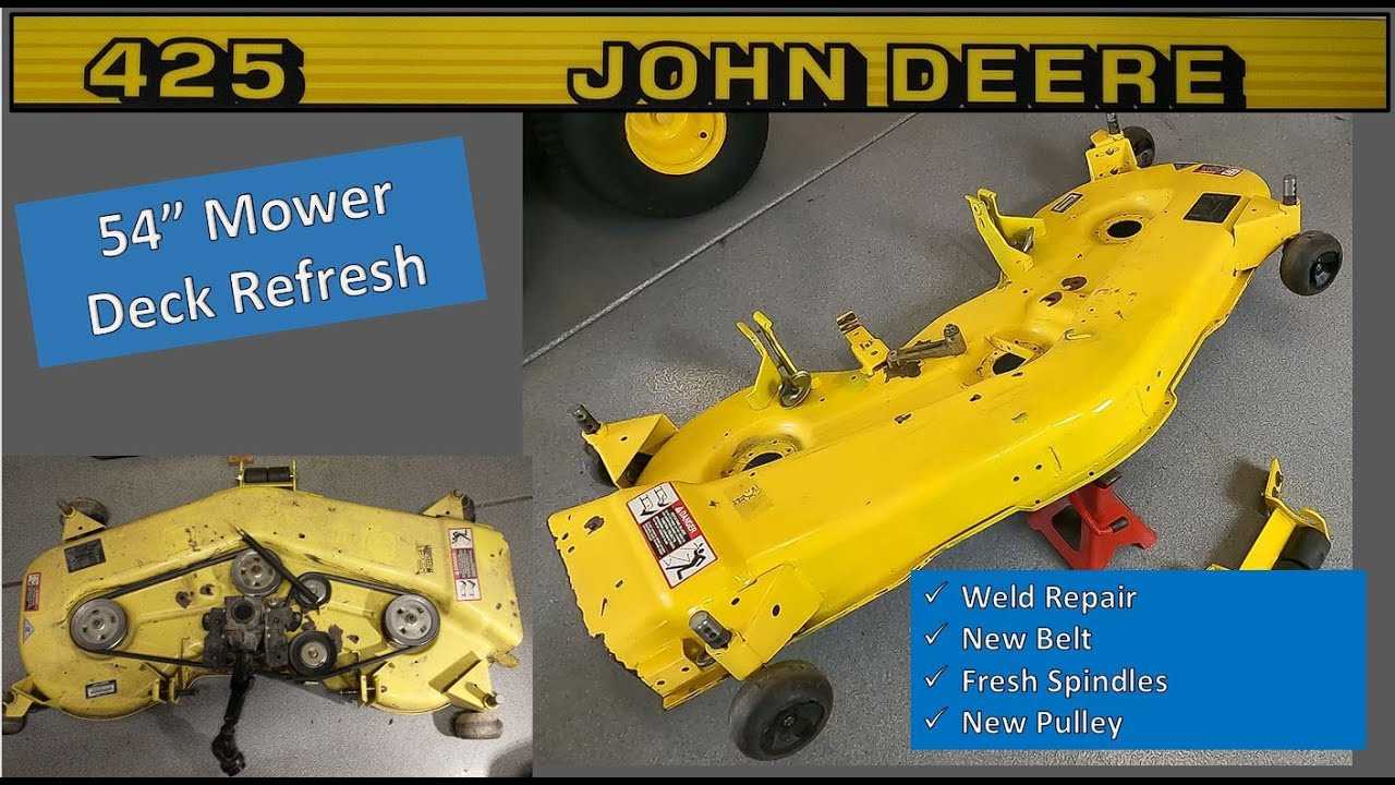 john deere 54 mower deck parts diagram