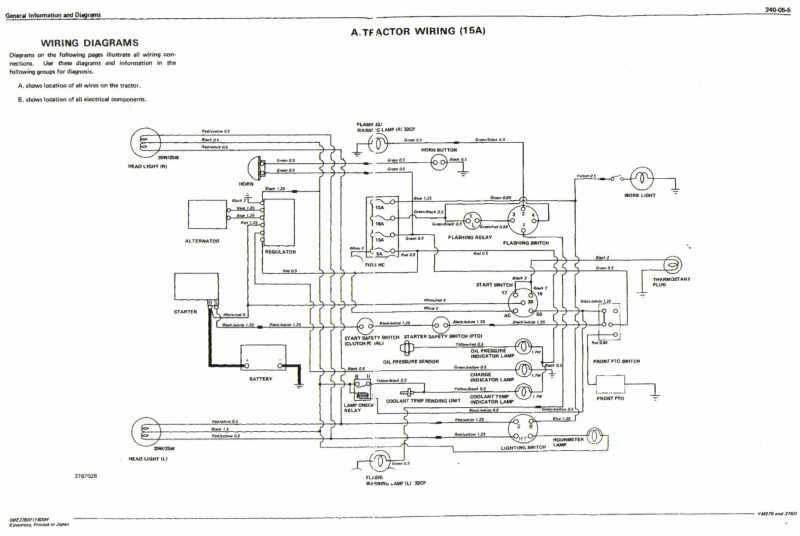 john deere 950 parts diagram