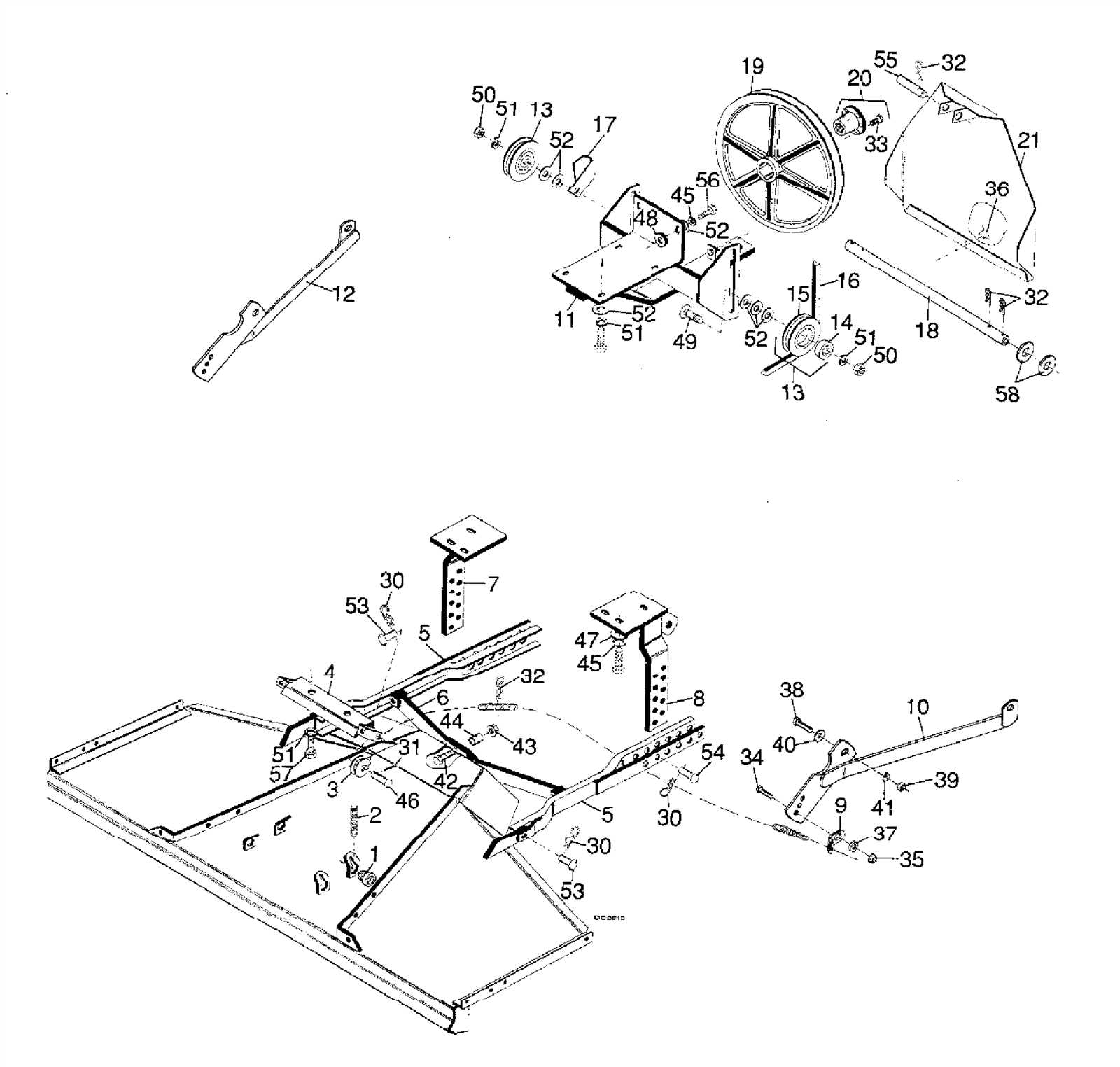 john deere 950 parts diagram