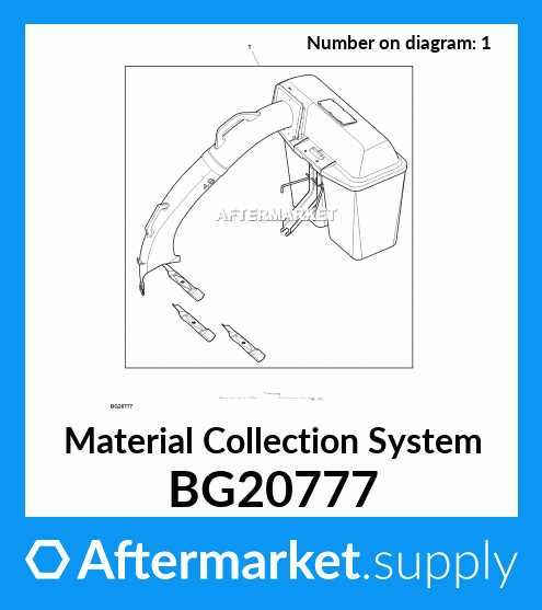 john deere bagger parts diagram