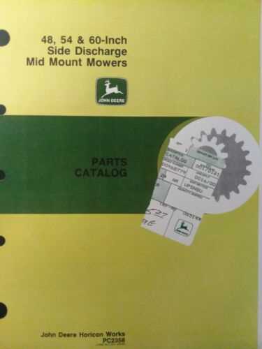 john deere deck parts diagram