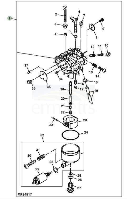 john deere je75 parts diagram