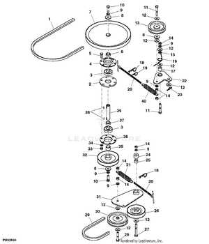 john deere l110 deck parts diagram