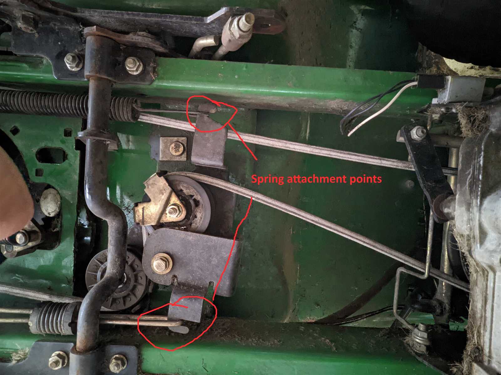 john deere lt133 mower deck parts diagram