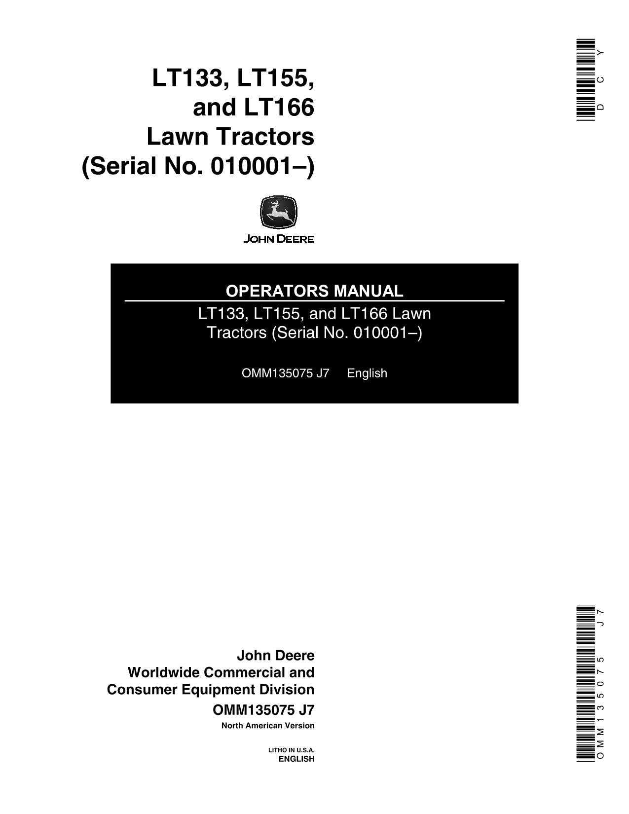 john deere lt133 mower deck parts diagram