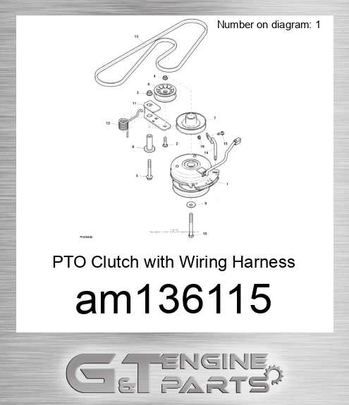 john deere pto parts diagram