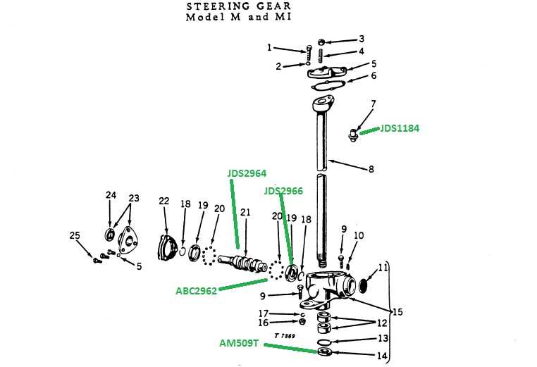 john deere tractor parts diagram