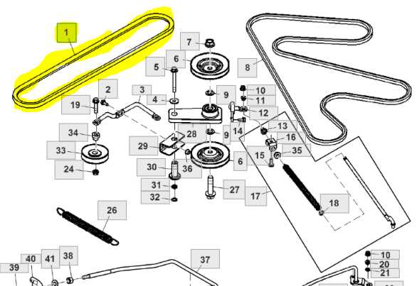 john deere x320 48 mower deck parts diagram