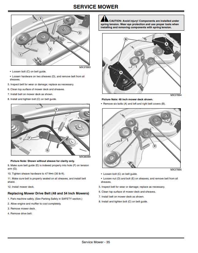 john deere z425 deck parts diagram