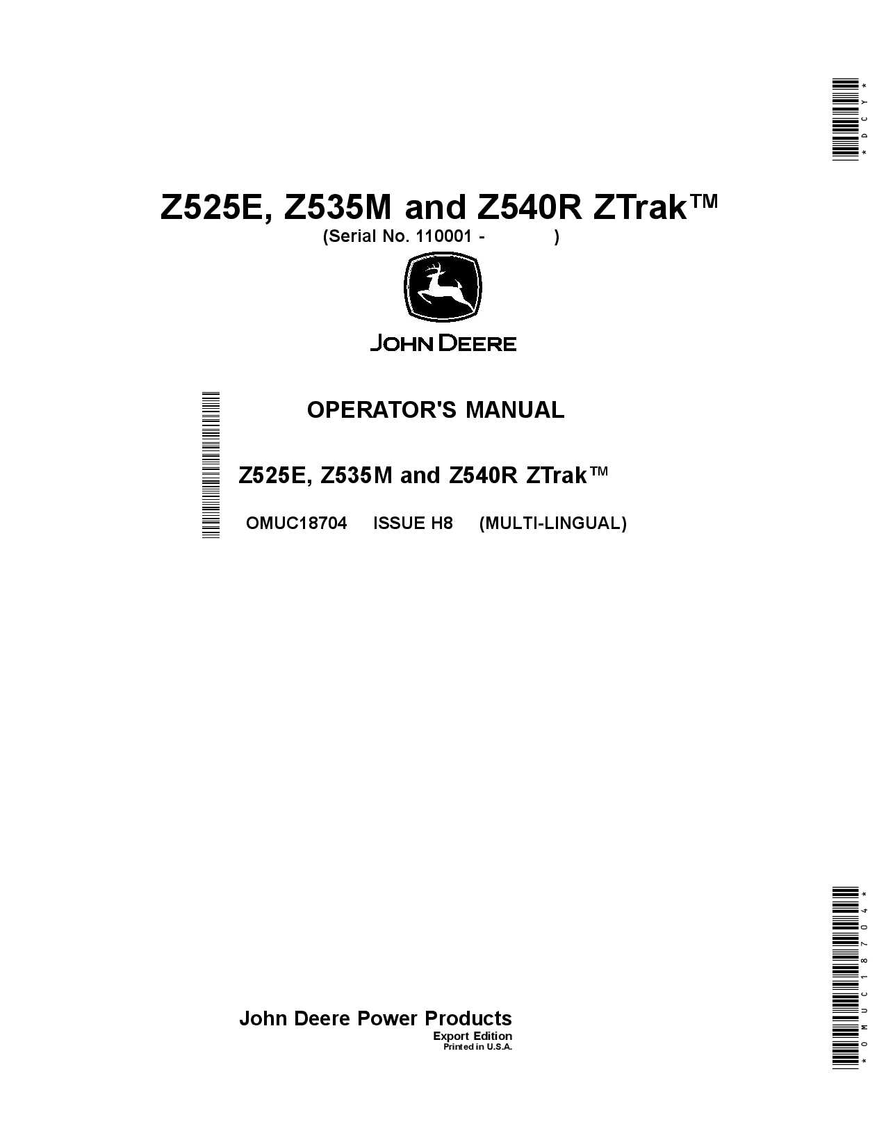 john deere z540r parts diagram