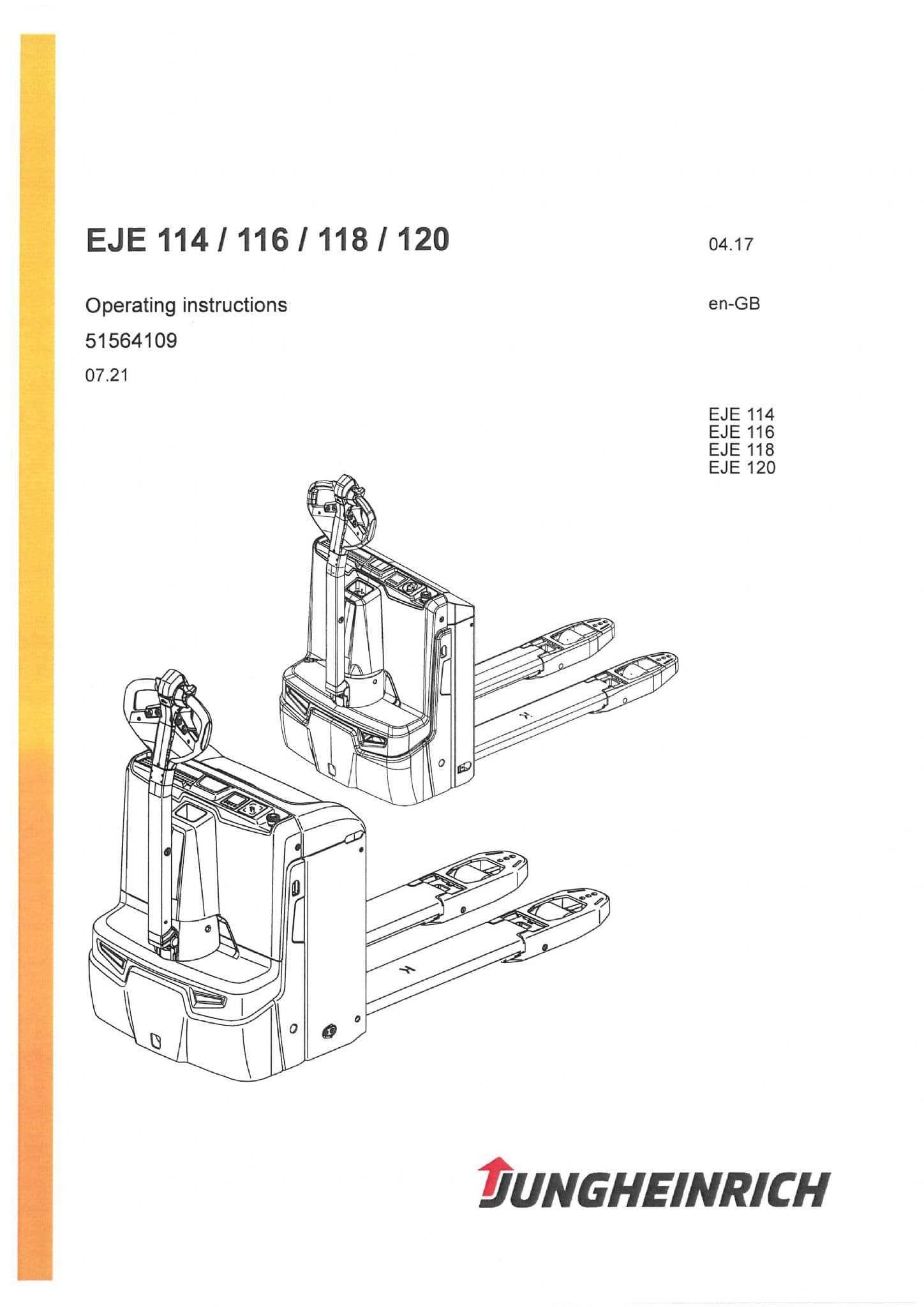 jungheinrich eje 120 parts diagram