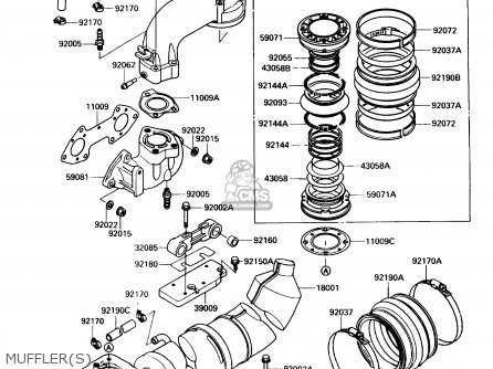 kawasaki jet ski parts diagram