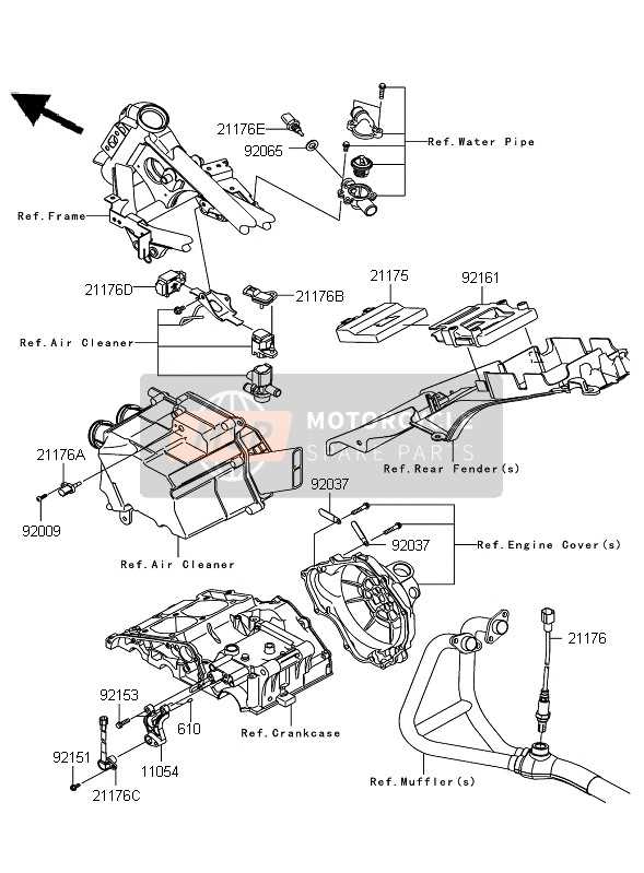 kawasaki ninja 250r parts diagram