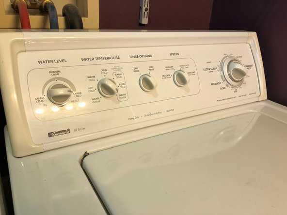 kenmore 800 series washer parts diagram