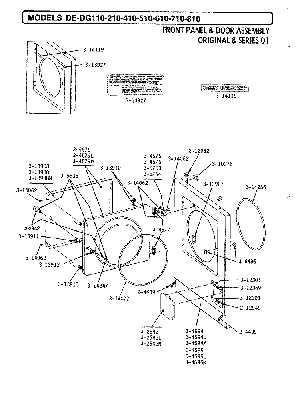 kenmore dryer 110 parts diagram