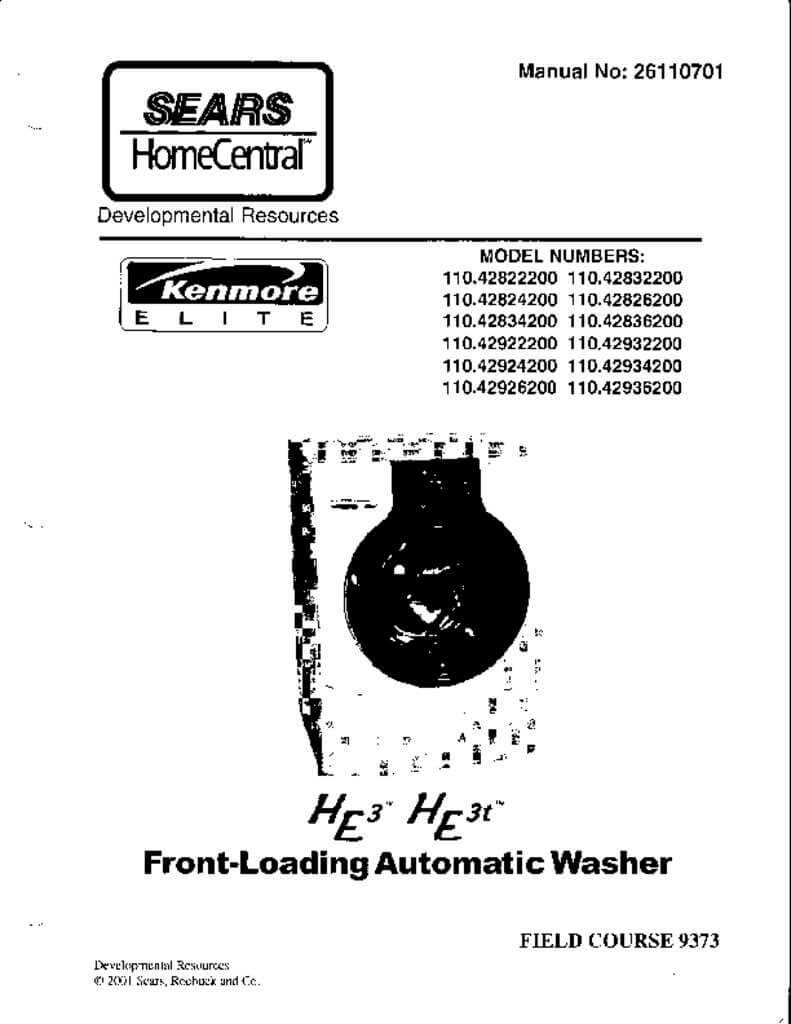 kenmore elite he3 washer parts diagram