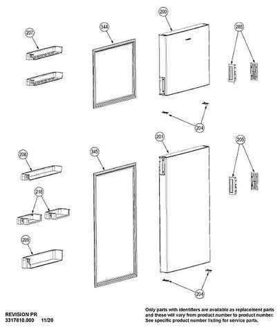 kenmore fridge parts diagram