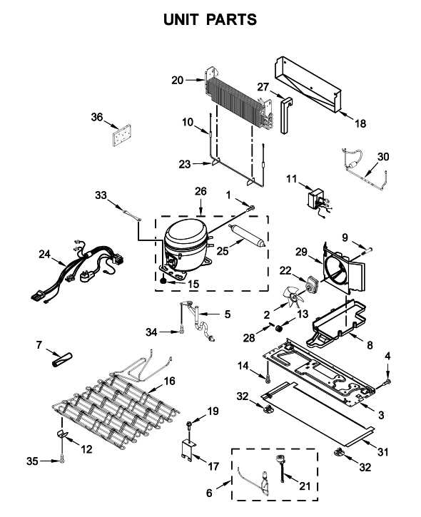 kitchenaid french door refrigerator parts diagram