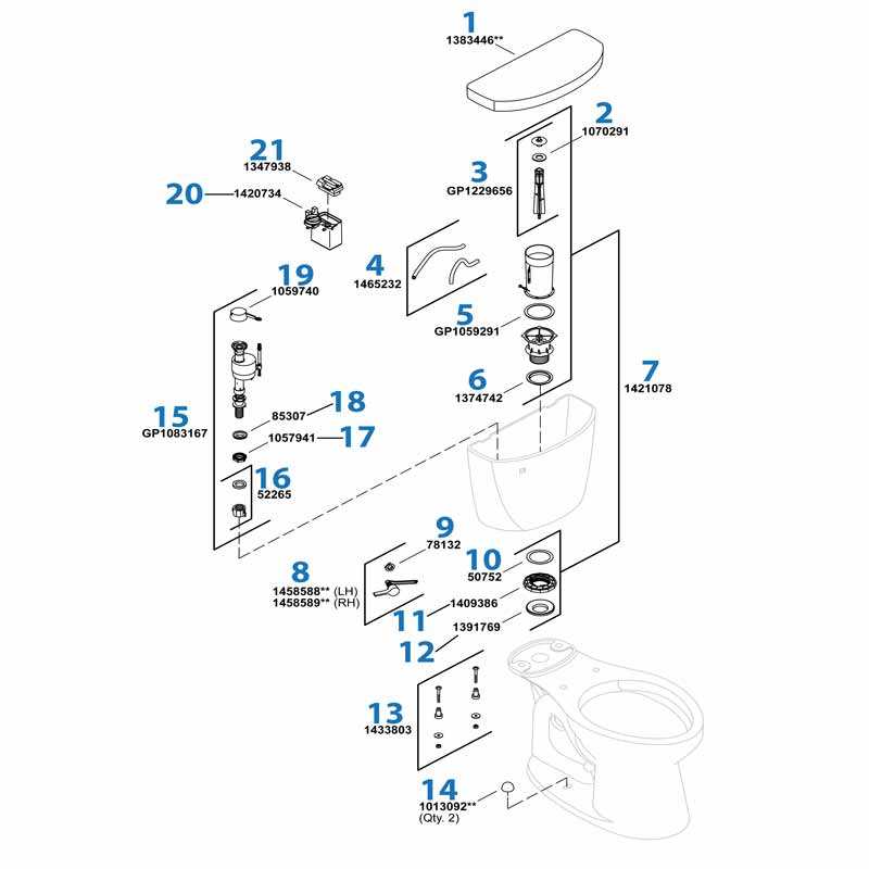 kohler faucet parts diagram