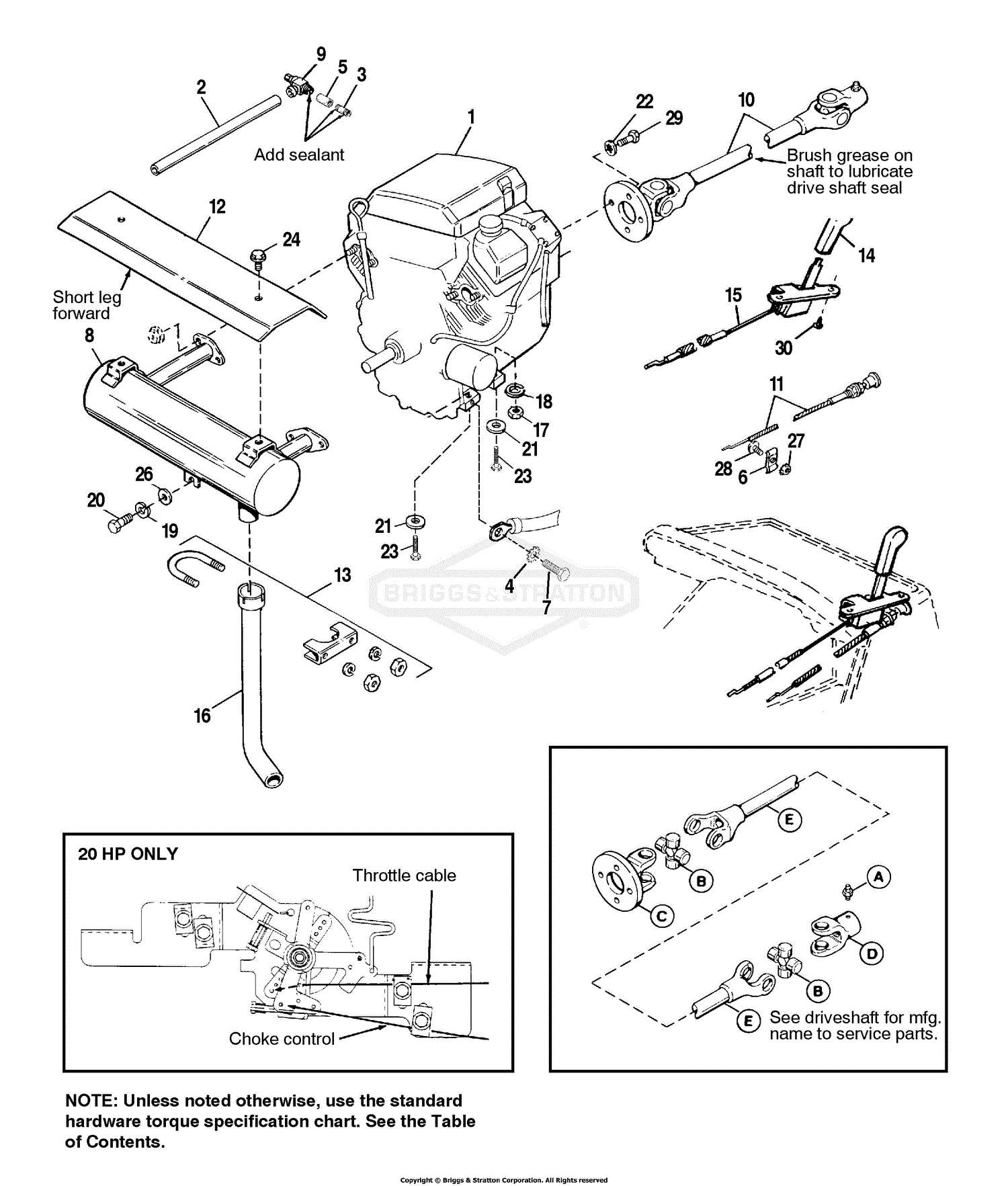 kohler lawn mower parts diagram