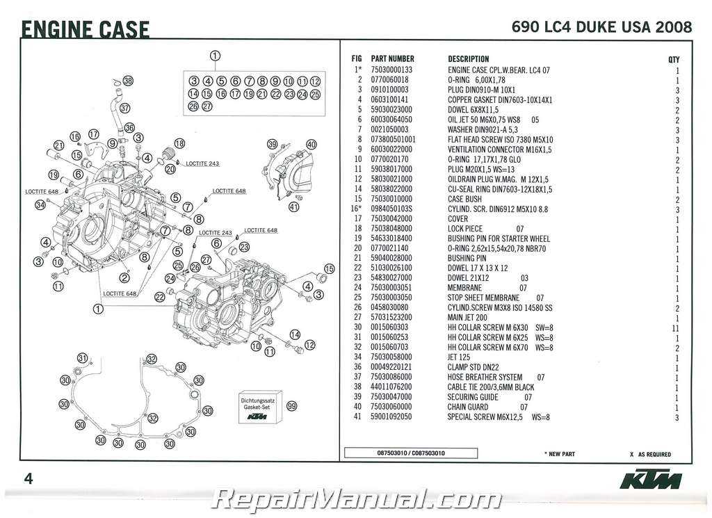 ktm 690 parts diagram