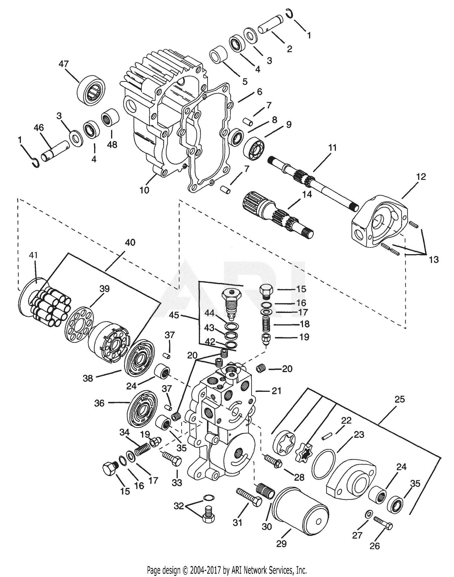 kubota 48 mower deck parts diagram