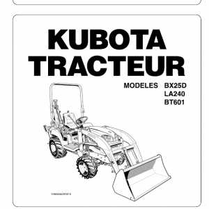 kubota bx25d parts diagram